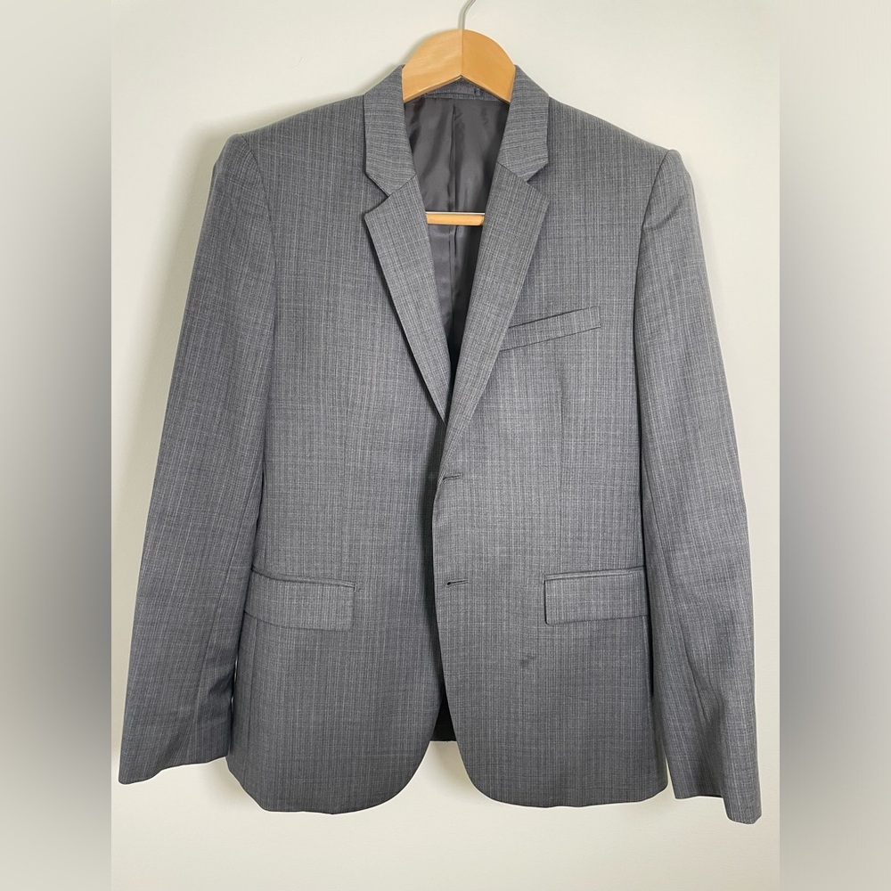 Theory grey pinstripe suit 38R